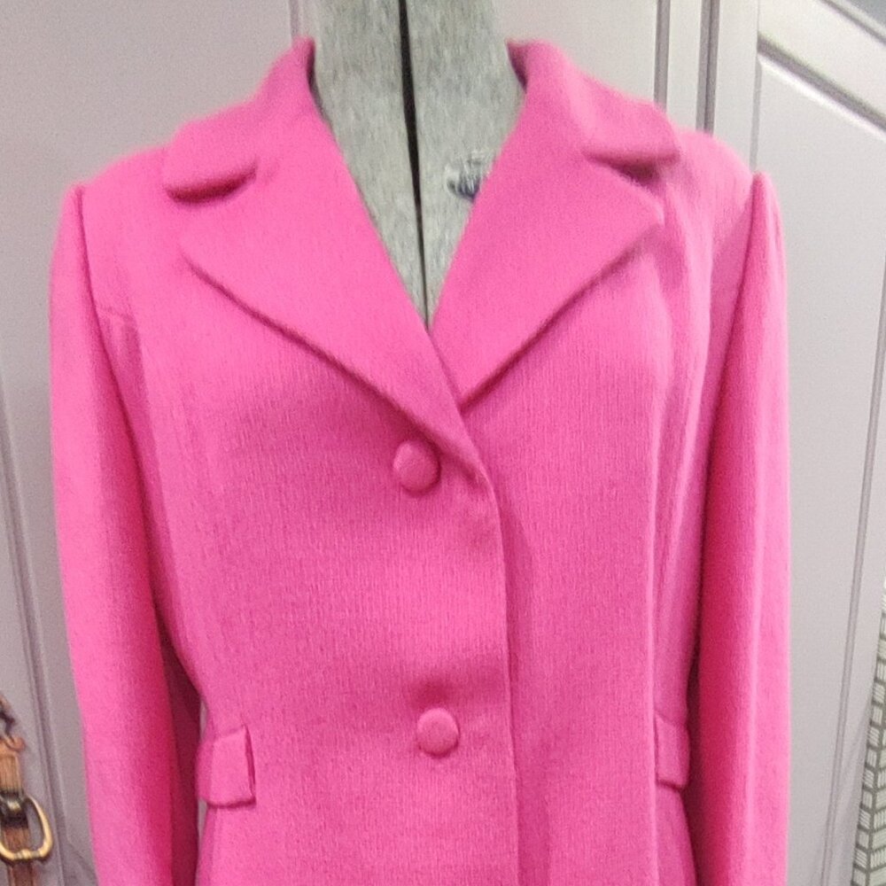 Hot Pink Jacket, Size Large, Woven Fabric